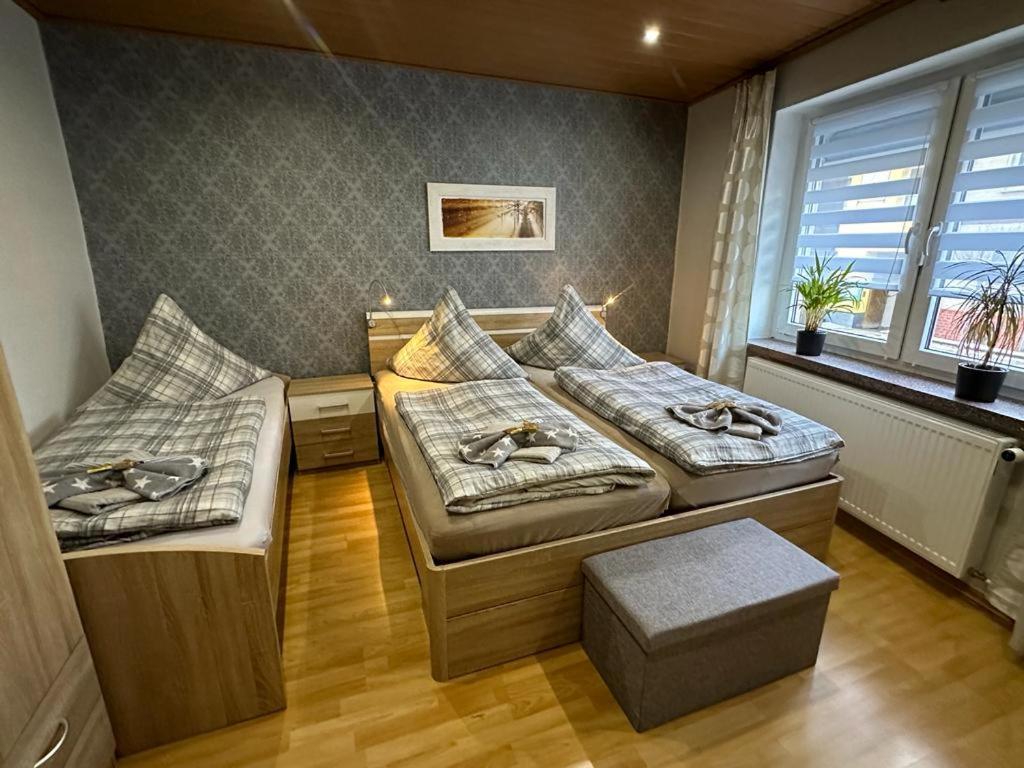 Christels Ferienwohnung 2 In Thale Mit Ueberdachter Terrasse, Kueche Mit Tv & Geschirrspueler Esterno foto