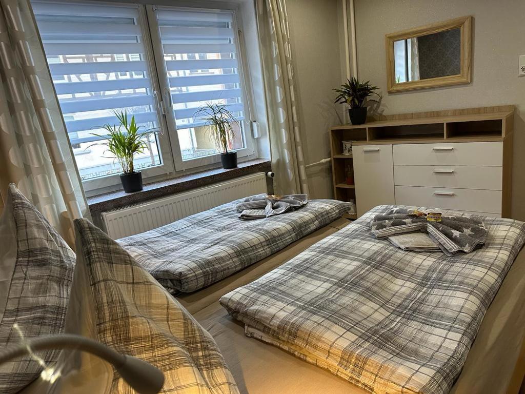 Christels Ferienwohnung 2 In Thale Mit Ueberdachter Terrasse, Kueche Mit Tv & Geschirrspueler Esterno foto
