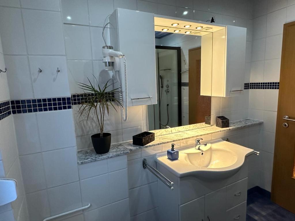 Christels Ferienwohnung 2 In Thale Mit Ueberdachter Terrasse, Kueche Mit Tv & Geschirrspueler Esterno foto