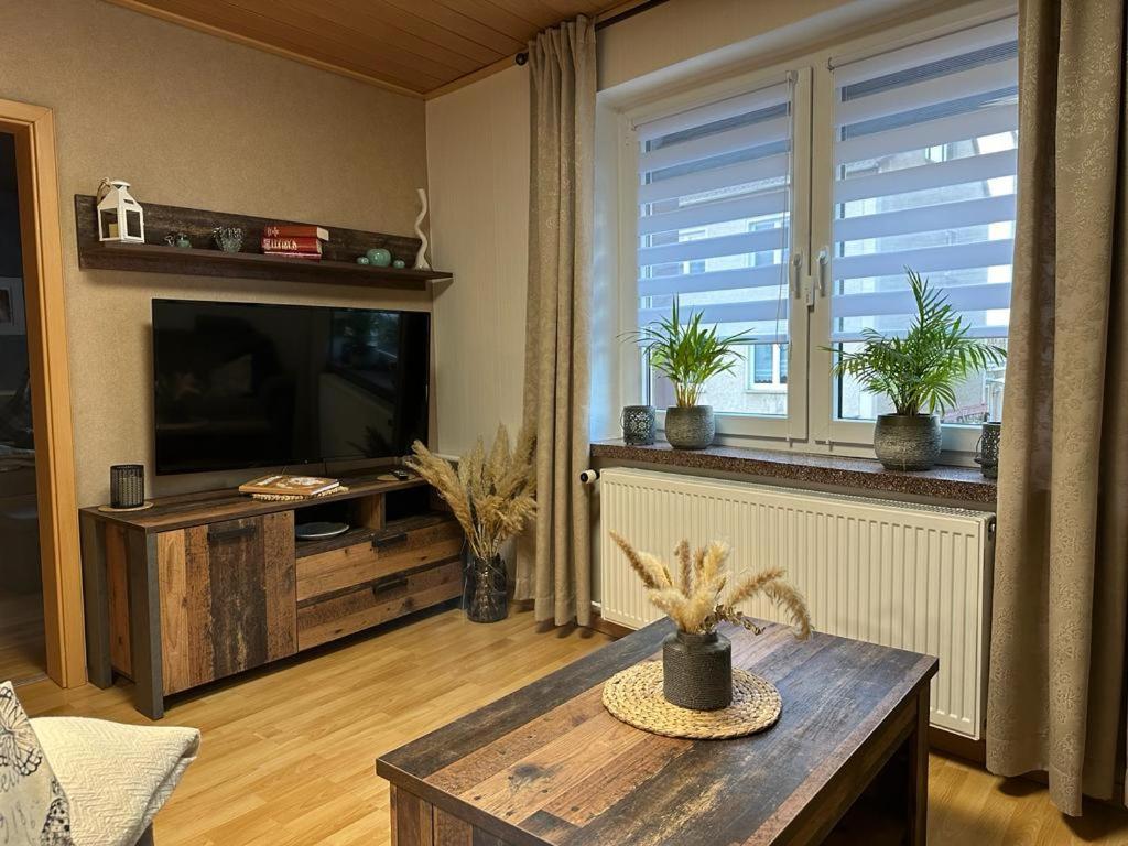 Christels Ferienwohnung 2 In Thale Mit Ueberdachter Terrasse, Kueche Mit Tv & Geschirrspueler Esterno foto