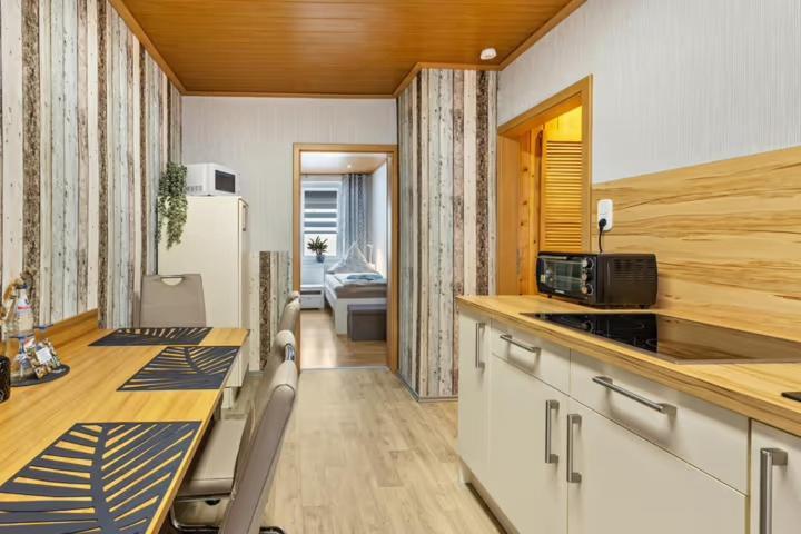 Christels Ferienwohnung 2 In Thale Mit Ueberdachter Terrasse, Kueche Mit Tv & Geschirrspueler Esterno foto